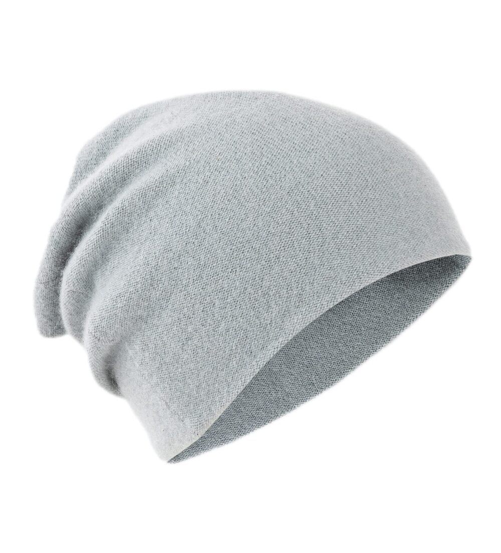 6854 100% Cashmere Beanie and with Gift Box Oversized Soft Knitted Hat